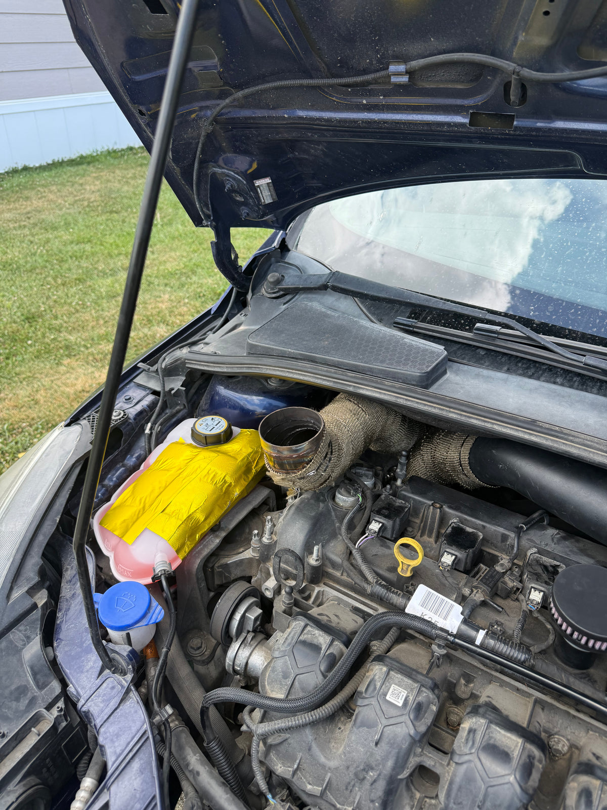 2013-2018 Focus ST Stock Turbo No Relocation Bolt On Hood Dump (read description)