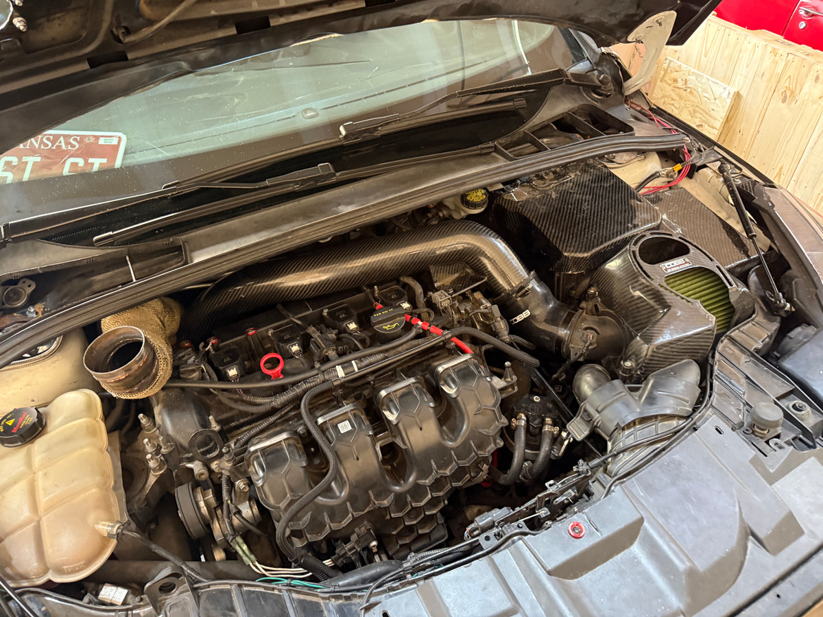 2013-2018 Focus ST Stock Turbo No Relocation Bolt On Hood Dump (read description)