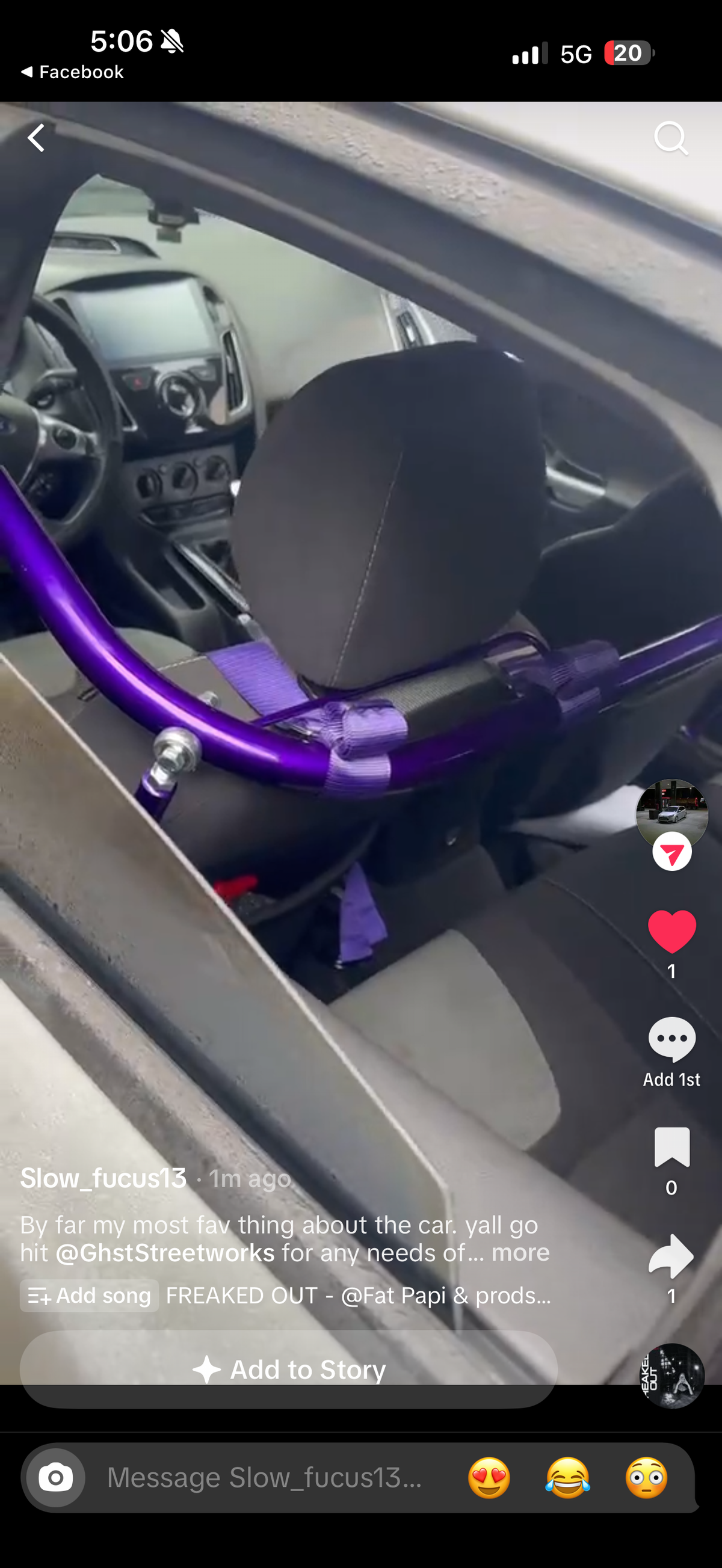 2013-2018 Ford Focus ST Harness Bar